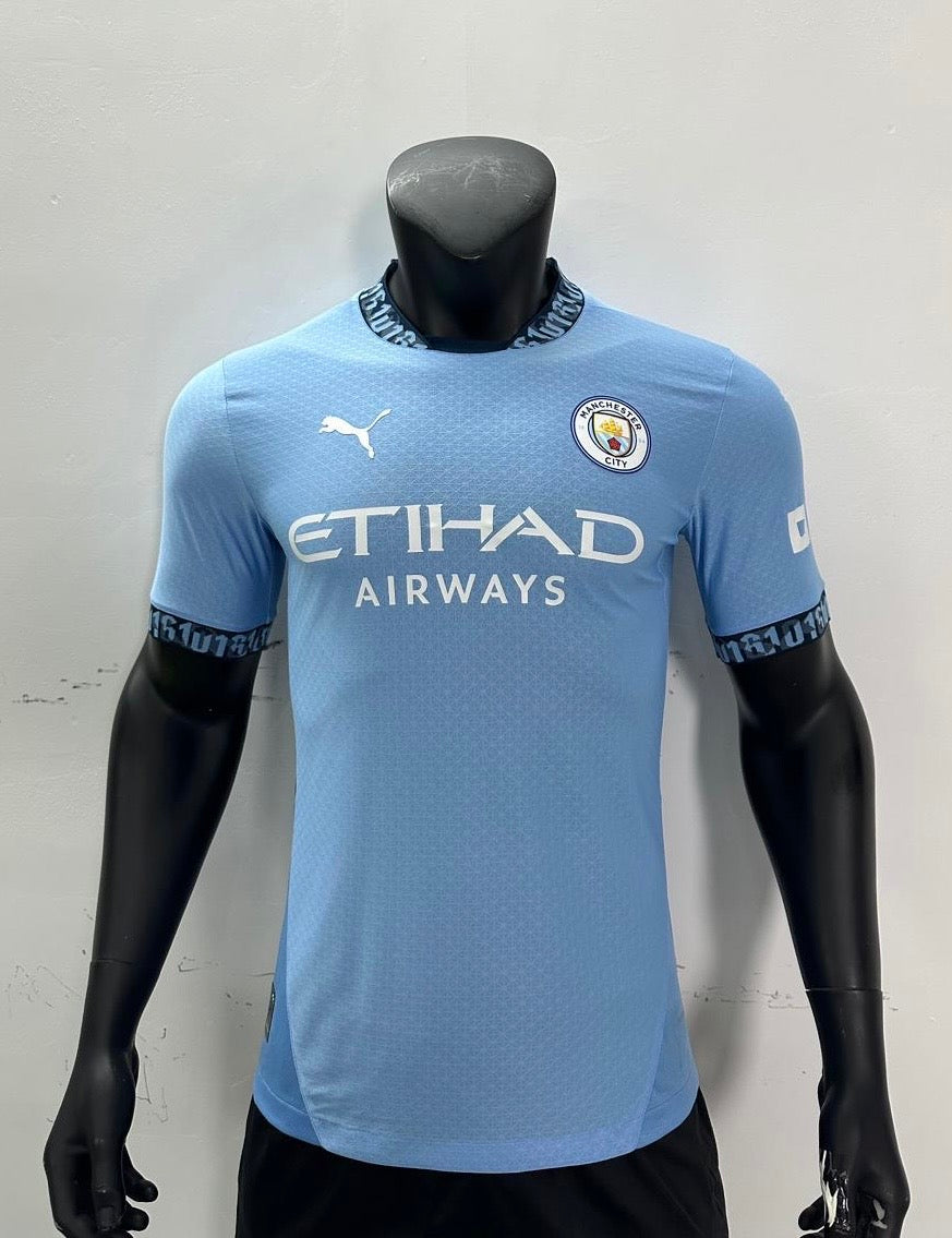 Manchester City Jersey Home 24 25 Season PLAYER VERSION